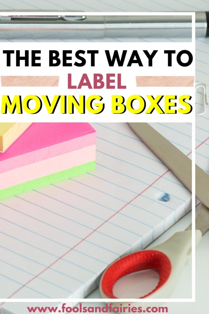 The best way to label moving boxes
