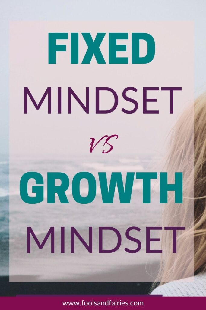 pinnable Fixed Mindset vs Growth mindset